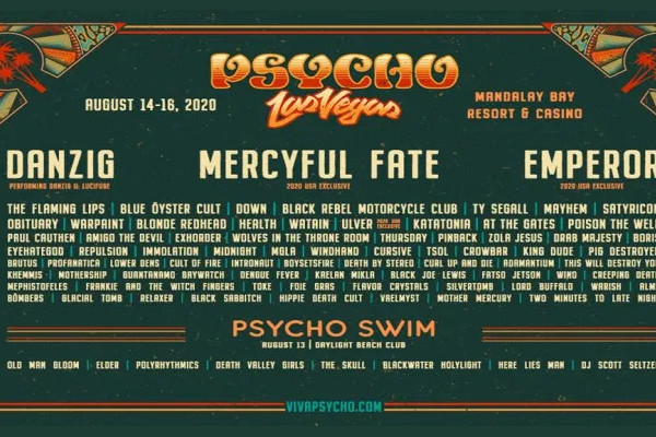 Psycho Las Vegas announces rescheduled dates, line-up