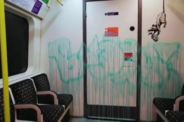 Banksy pays homage to Chumbawamba in latest work
