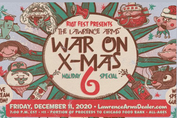 The Lawrence Arms announce War On X-Mas livestream