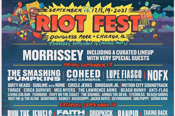 Slipknot replaces Nine Inch Nails at Riot Fest, Morrissey to curate pre-show