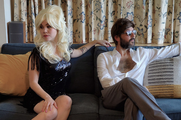 Scott Klopfenstein (Reel Big Fish) and Tahlena Chikami (Bite Me Bambi) release cover