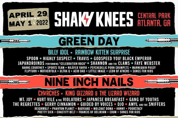 Shaky Knees announce 2022 lineup
