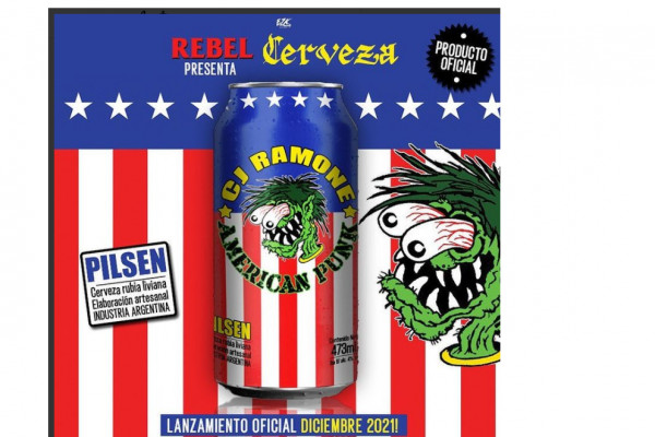 CJ Ramone releases beer in Argentina