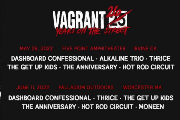 Vagrant records announce 26th anniversary shows