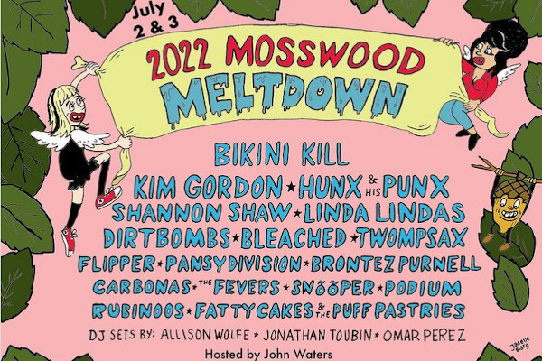 Bikini Kill, Kim Gordon, The Linda Lindas, more to play Mosswood Meltdown 2022