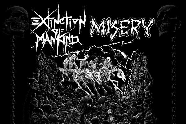 Misery and Extinction of Mankind re-issuing split LP