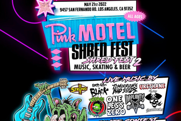 Strung Out, Voodoo Glow Skulls, DFL, more to play Pink Motel Shred Fest