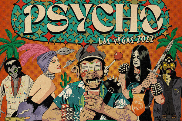 Mercyful Fate, Suicidal, Emperor, Wu-Tang solo, Carcass, Dwarves, LOTION to play Psycho Las Vegas