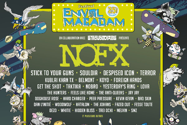 NOFX, Stick to Your Guns, NOBRO, more to play Festival Envol et Macadam