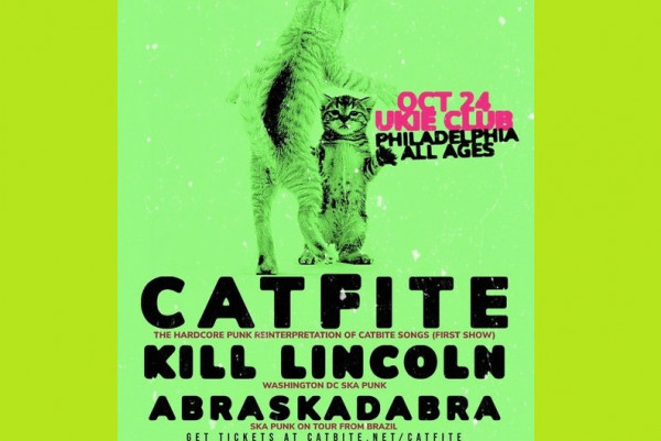 Catfite, Catbite's hardcore alter-egos, announces two shows