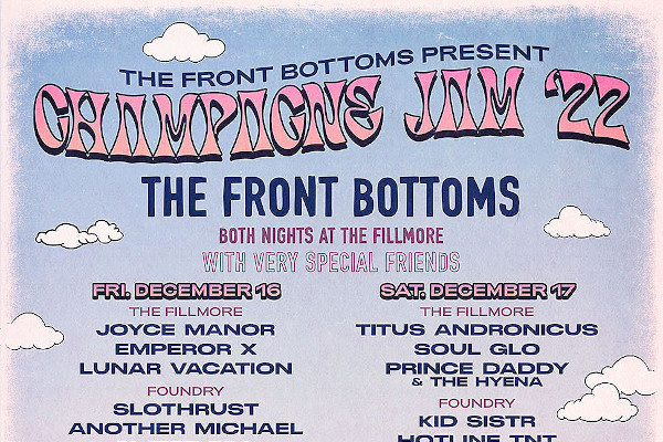 The Front Bottoms announce Champagne Jam 2022 lineup