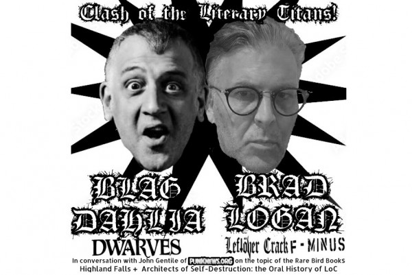 Blag Dahlia and Brad Logan to read from their books and play music on November 14 in LA