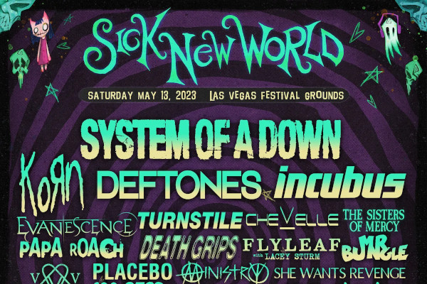 System of A Down, Korn, Evanescence, Turnstile, more to play Sick New World Festival