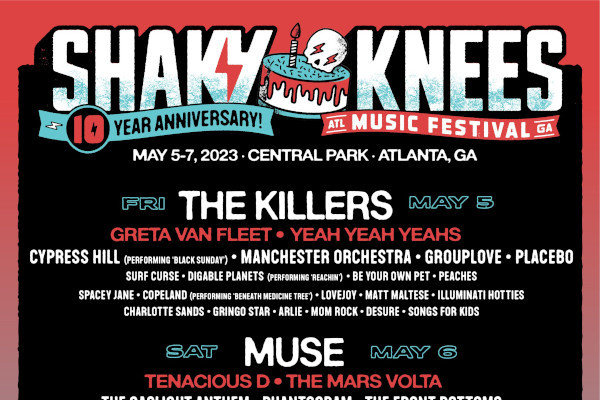 Yeah Yeah Yeahs, OFF!, Gaslight Anthem, more to play Shaky Knees Festival 2023