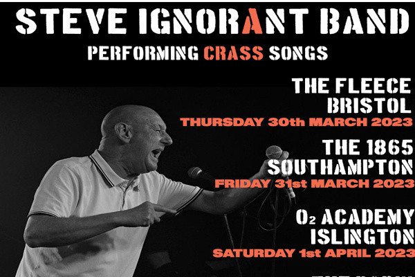 Steve Ignorant announces UK shows