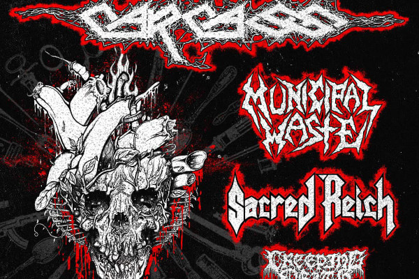 Carcass / Municipal Waste / Sacred Reich / Creeping Death (US & CAN)