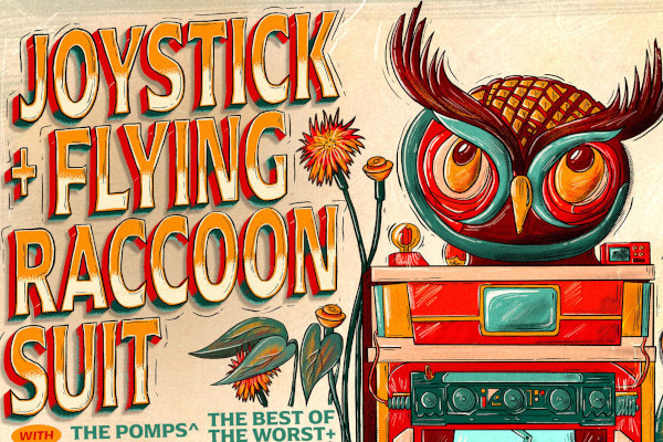 Joystick! and Flying Raccoon Suit announce co-headlining tour (US & CAN)