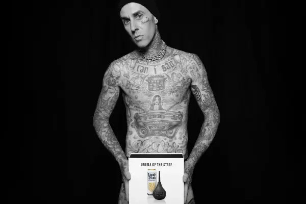 Liquid Death and Travis Barker release 'Enema of the State' enema kit