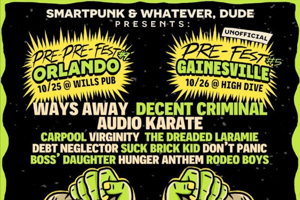 Ways Away, Decent Criminal, Virginity, more to play Pre-Pre Fest and Pre-Fest