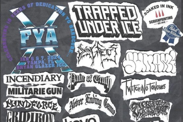 Trapped Under Ice, Sunami, Incendiary, more to play FYA Fest 2024