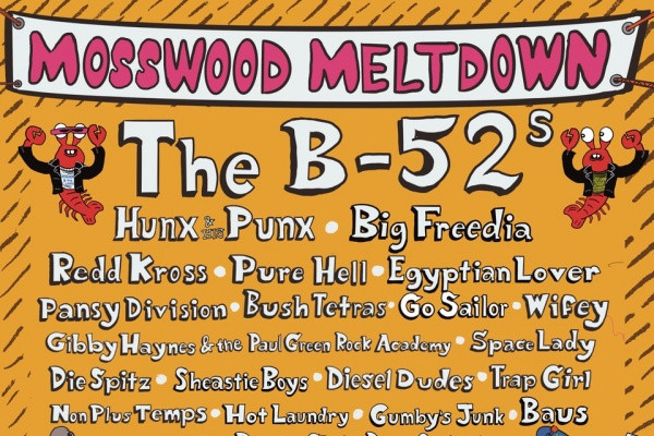 The B-52s, Redd Kross, Pansy Division, more to play Mosswood Meltdown 2024
