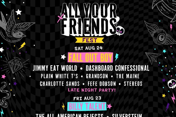 Fall Out Boy, Billy Talent, Jimmy Eat World, more to play All Your Friends Fest