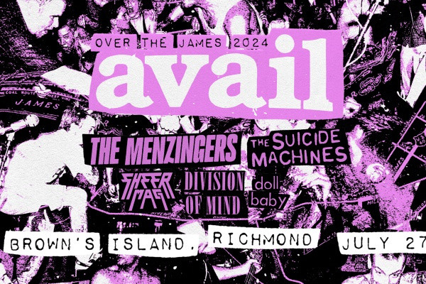 Avail, The Menzingers, Suicide Machines, Sheer Mag, more to play Over The James