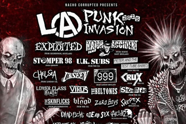 UK Subs, Zero Boys, 999, more to play LA Punk Invasion 2025