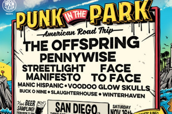 Offspring, Pennywise, Face To Face, more to play Punk In The Park San Diego