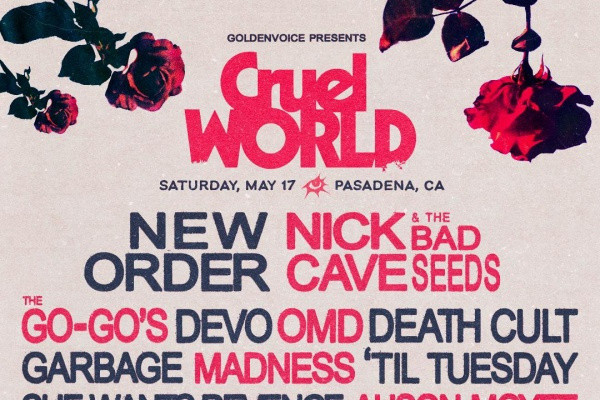 New Order, Nick Cave and the Bad Seeds, The Go-Go's, Devo, more to play Cruel World 2025