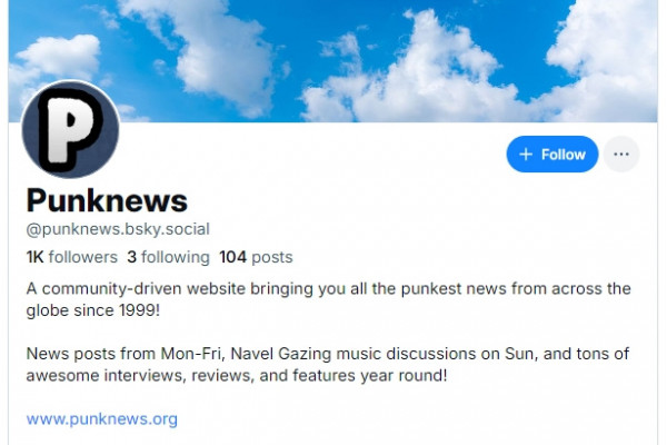 Punknews is now on Bluesky