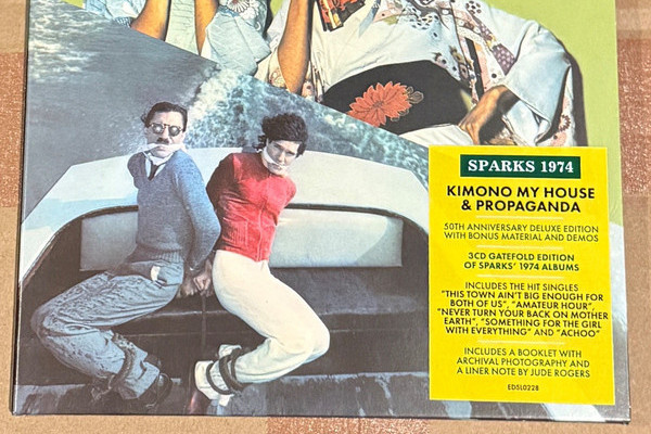 Sparks release 'Kimono My House' and 'Propaganda' as a 3xCD set