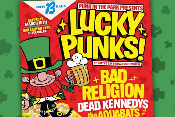 Bad Religion, Dead Kennedys, Lagwagon, more to play Punk In The Park's St. Pat's fest Lucky Punks