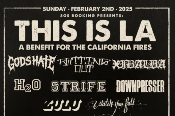 H20, Xibalba, Zulu, more to play This Is LA benefit show