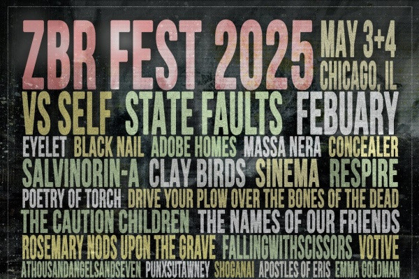 The Caution Children, Rosemary nods upon the grave, Emma Goldman, more added to ZBR Fest 2025