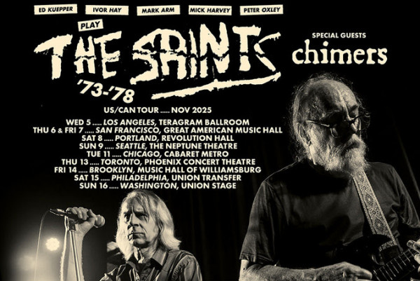 The Saints with Mark Arm, Mick Harvey, and Peter Oxley to tour USA