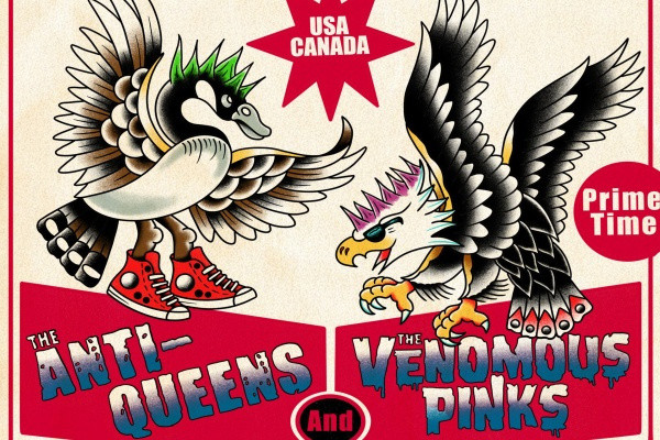 The Anti-Queens and Venomous Pinks to tour Canada and US this spring