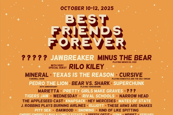 Jawbreaker, Minus The Bear, Superchunk, Tigers Jaw, more to play Best Friends Forever 2025