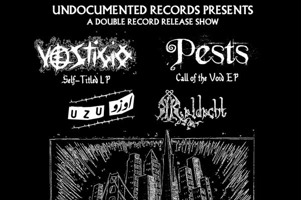 Vestigio and Pests announce dual record release show