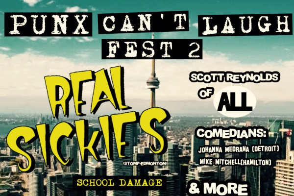 Real Sickies, School Damage, Scott Reynolds of ALL, more to play Punx Can't Laugh 2025