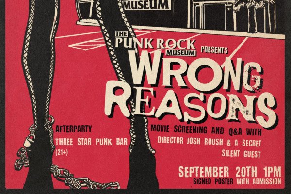 Punk Rock Museum to screen 'Wrong Reasons'