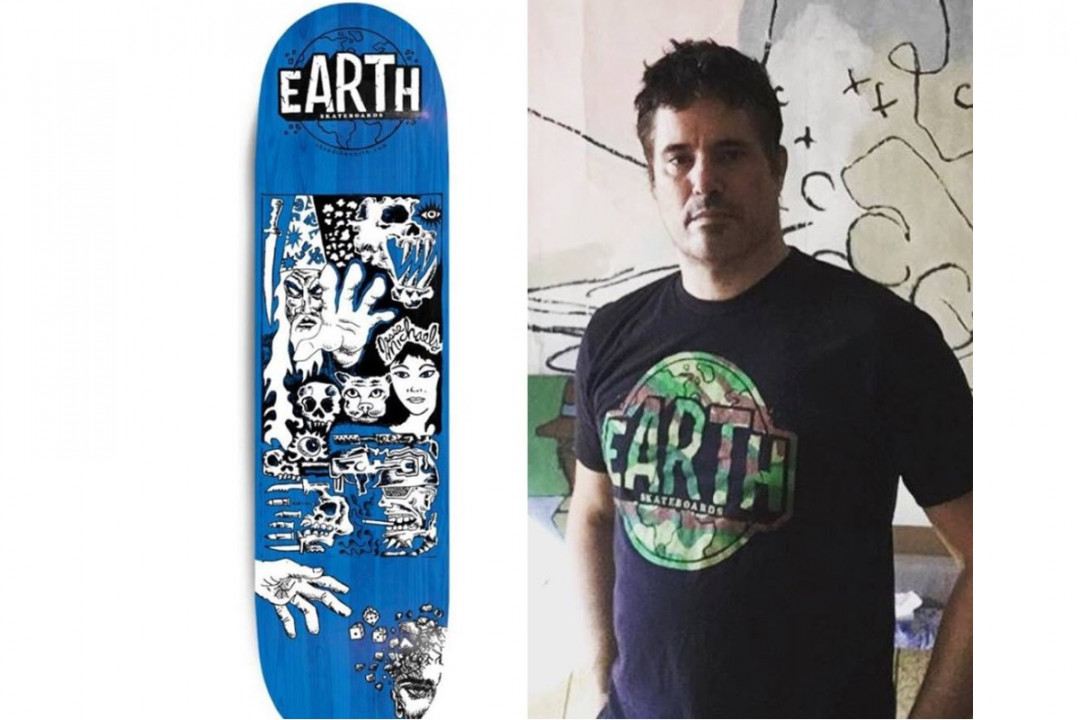 Jesse Michaels designs skatedeck