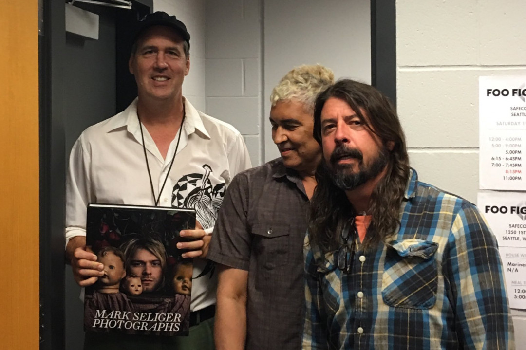 Surviving Members of Nirvana play "Molly's Lips" on stage