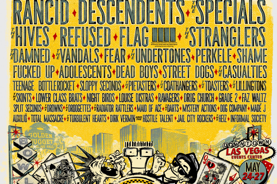 Rancid, Descendents, Specials, FLAG, Damned to play Punk Rock Bowling 2019