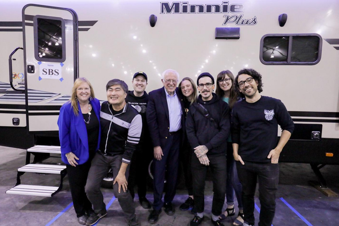 Kitty Kat Fan Club, Joyce Manor license music to Sanders Campaign