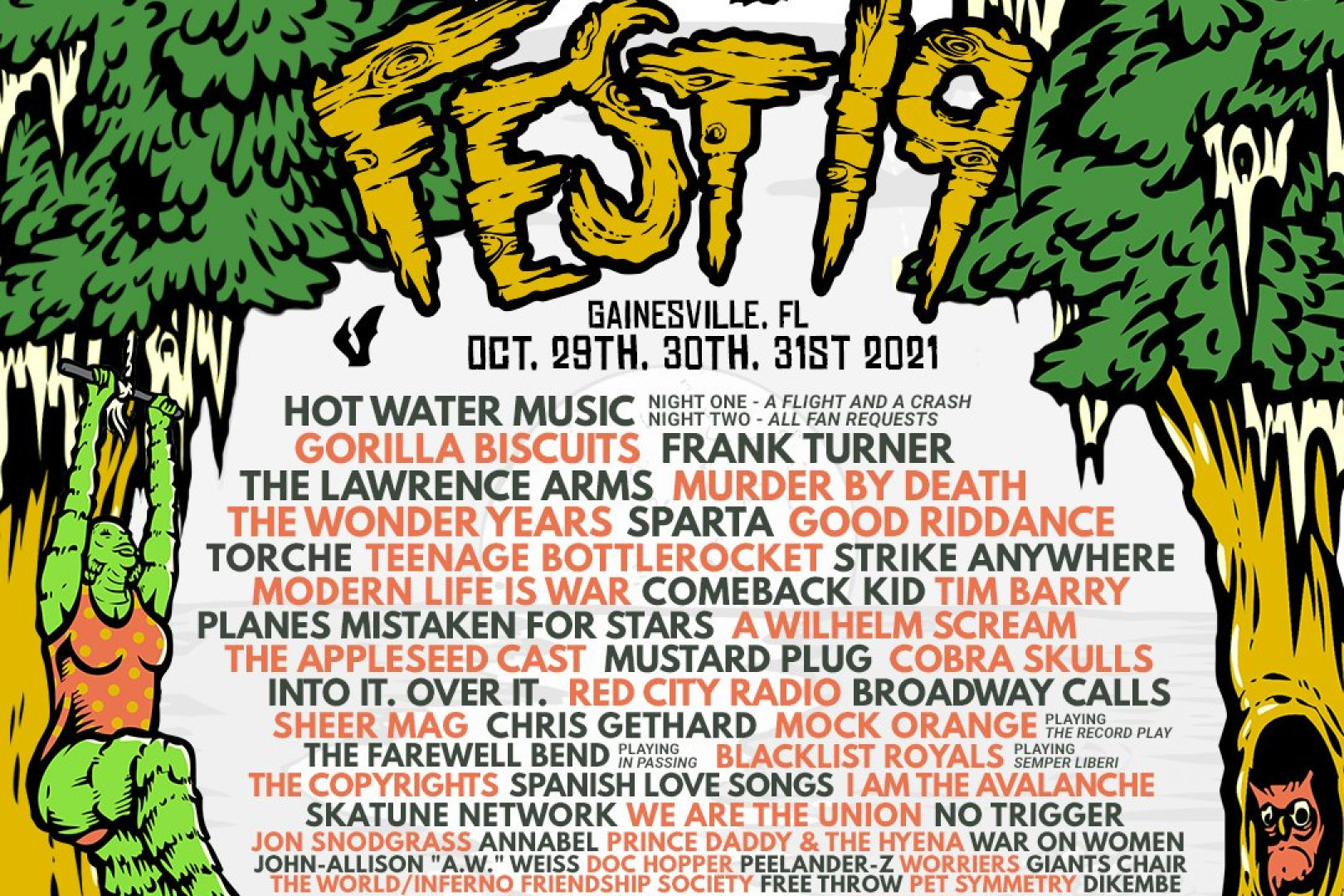 PMFS, Chris Gethard, No Trigger, Jon Snodgrass, more added to FEST