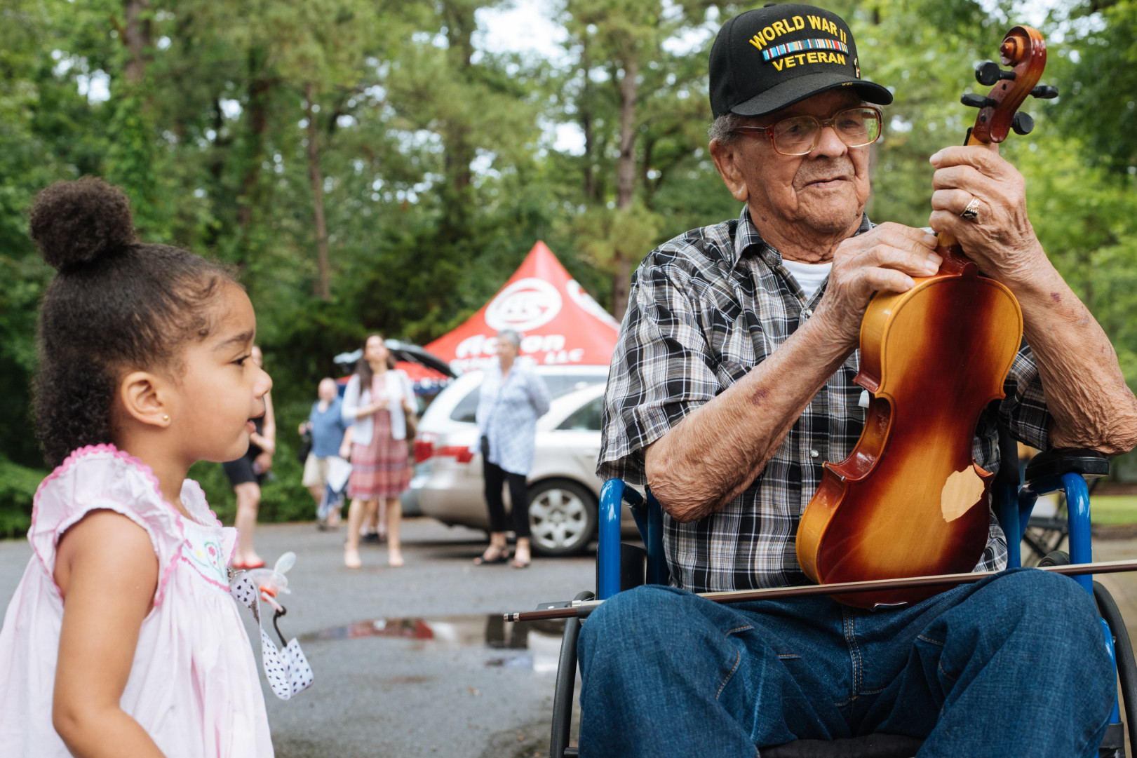 Check out a song by Willie Durisseau, a 101 year old creole house show fiddler!