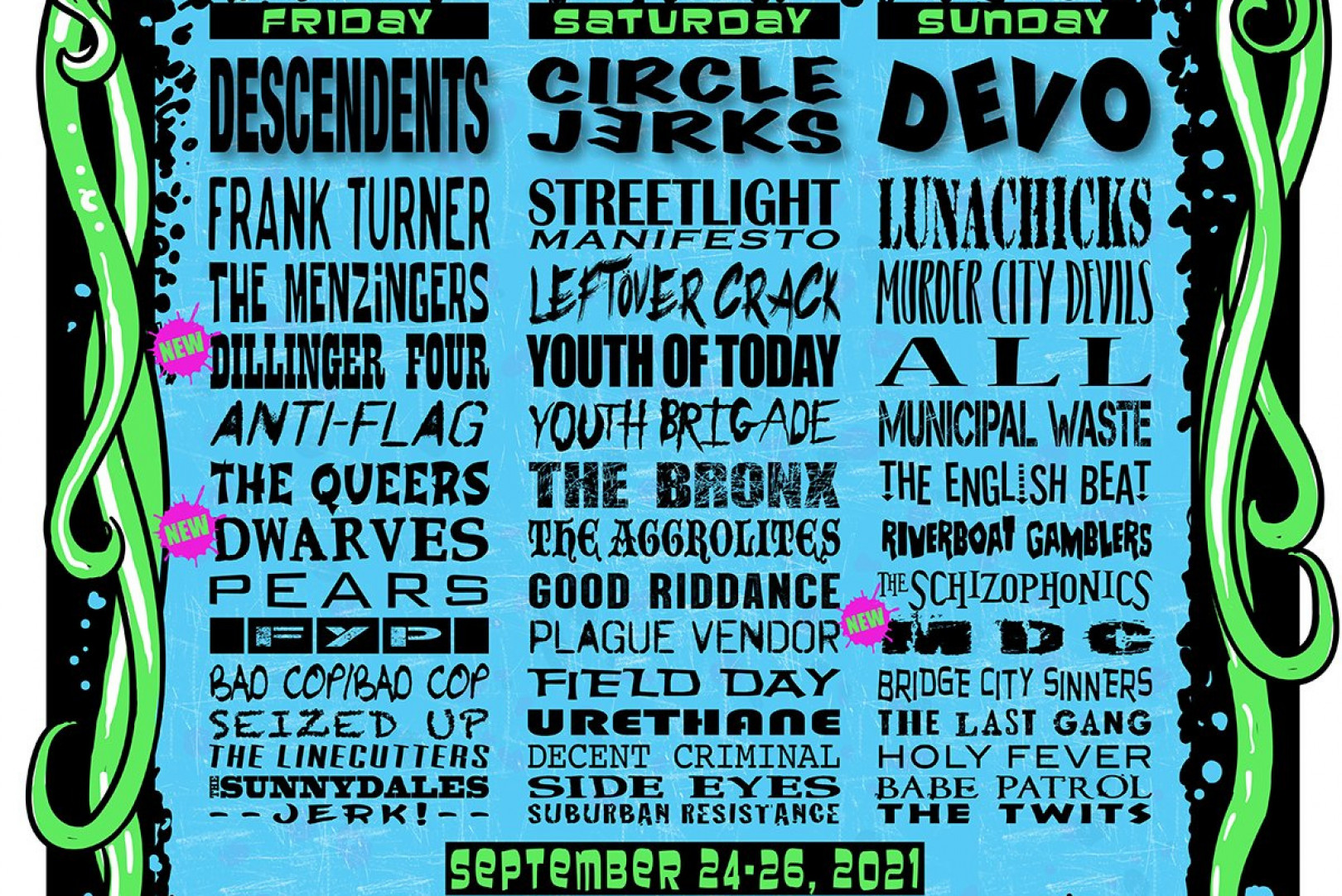 Dwarves, MDC, D4 added to PRB main stage