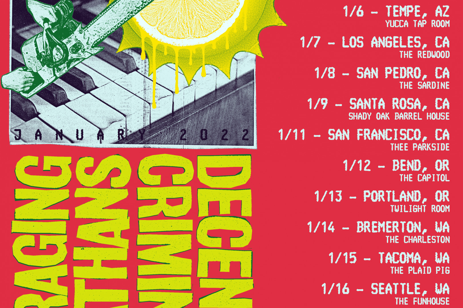 Decent Criminal and Raging Nathans going on tour