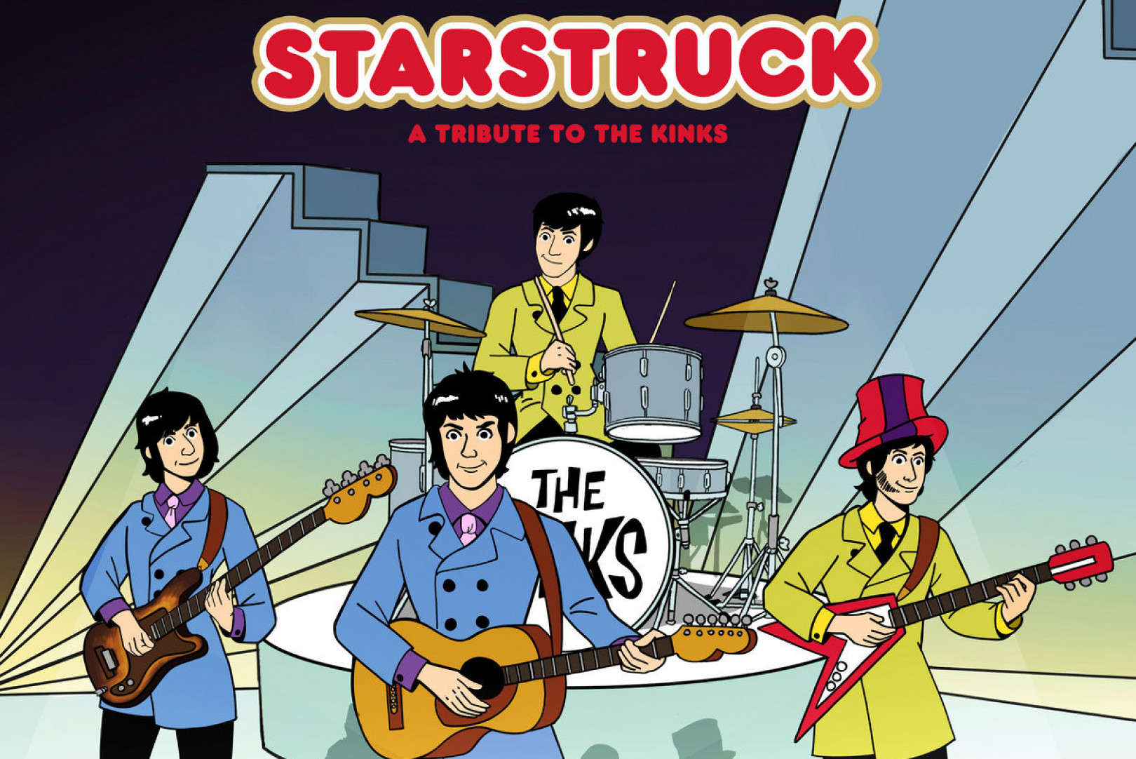 Wheatus, members of the Offspring, Sum 41, Riverboat Gamblers, Mikey Erg on Kinks Tribute